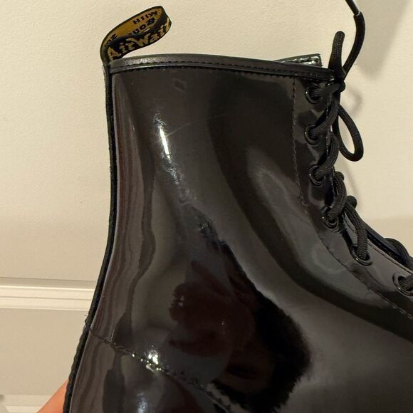 DR. MARTENS 1460 WOMEN'S PATENT LEATHER BOOTS, NO BOX, 11821, Size 11, $170 - Picture 12 of 13